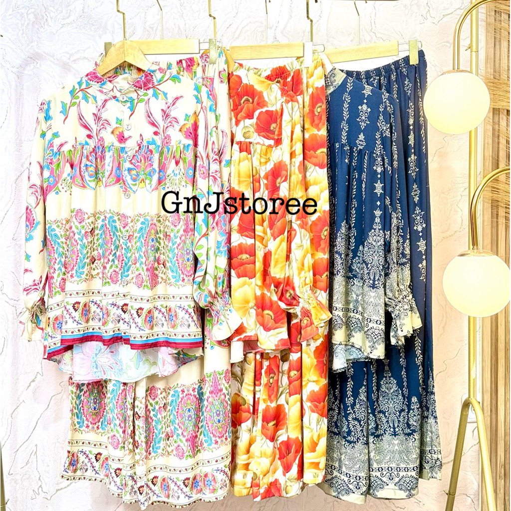 gnj DORA - SETELAN COUPLE (DIJUAL SATUAN) SETELAN RAYON IBU DAN ANAK PEREMPUAN