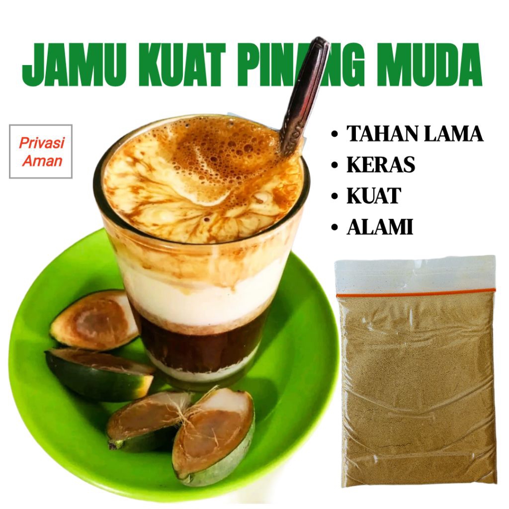 

Jamu Pinang Muda Kuat Tahan Lama 1 Sachet