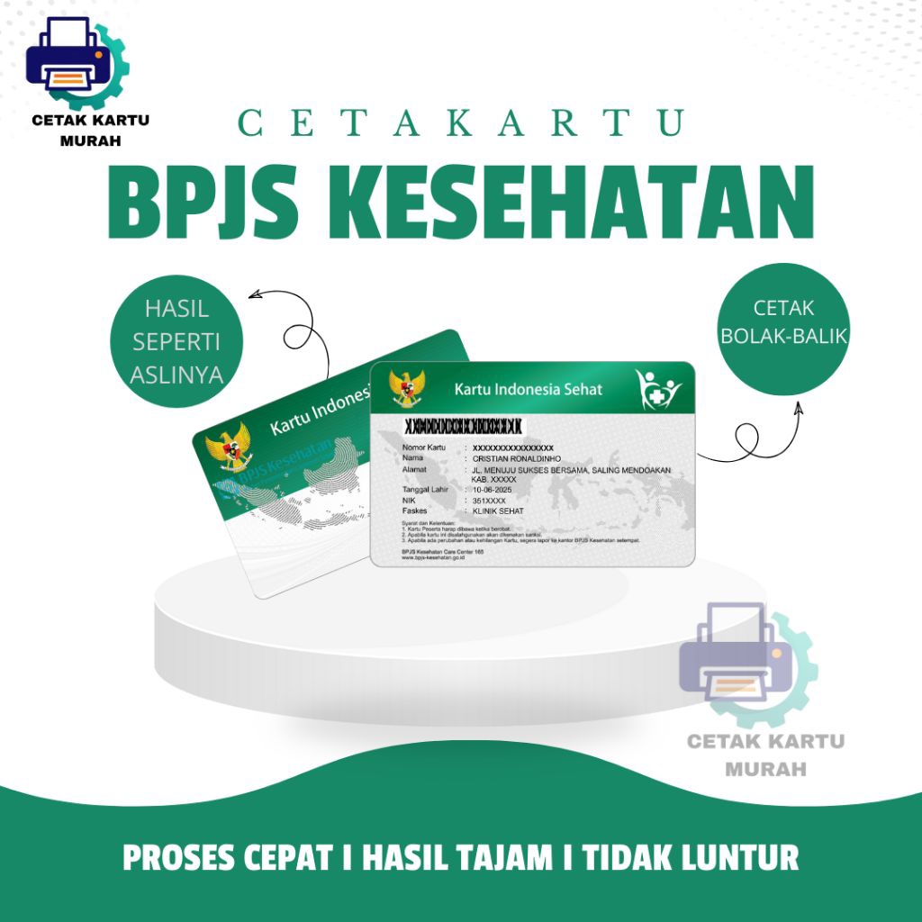 

cetak bpjs kis satu hari jadi tahan air anti luntur