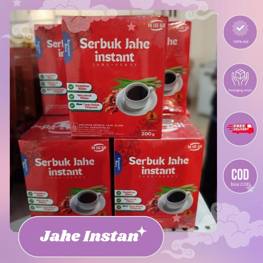 

Jahe Instant PA LEE DJE - minuman jahe instan hangat