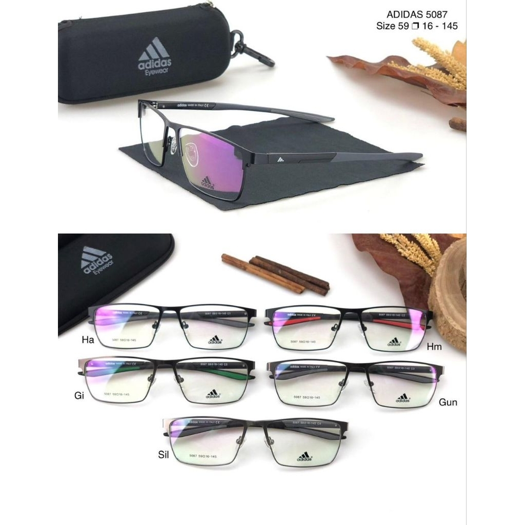 kacamata sporty Adidas 5087 frame sport pria