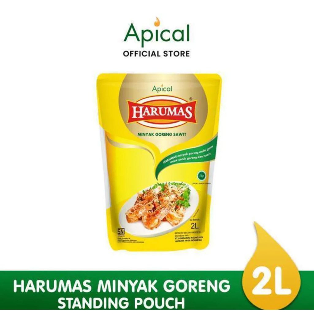 

Harumas Minyak Goreng Sawit Pouch 2 liter