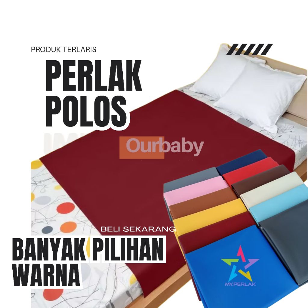 Perlak Meteran lebar 140/Karpet Serbaguna/ Alas Ompol Bayi/Orang Dewasa Sakit