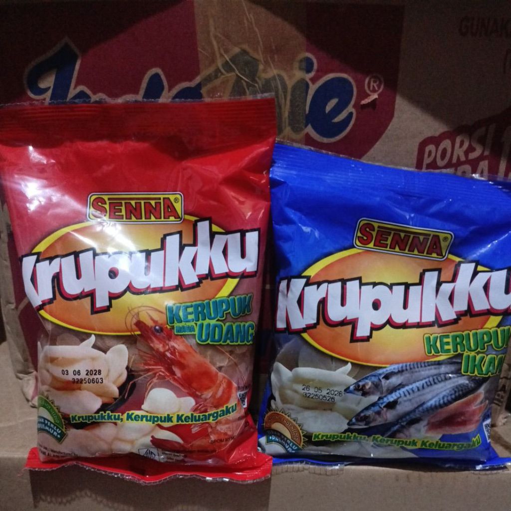 

SENNA KRUPUKKU 250 gram | KERUPUK SENNA IKAN 250G | UDANG 250 G EXP 2026