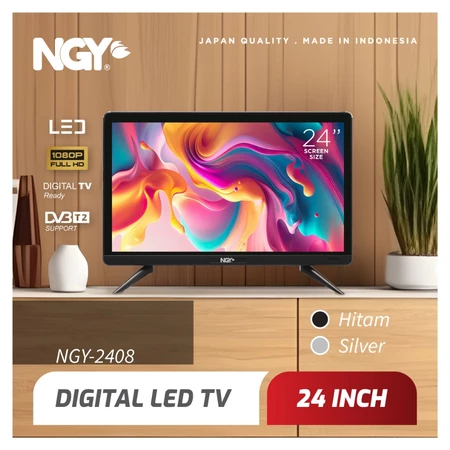 Nagoya Televisi LED TV NGY 2408 Ukuran 24 Inch - TV DIGITAL