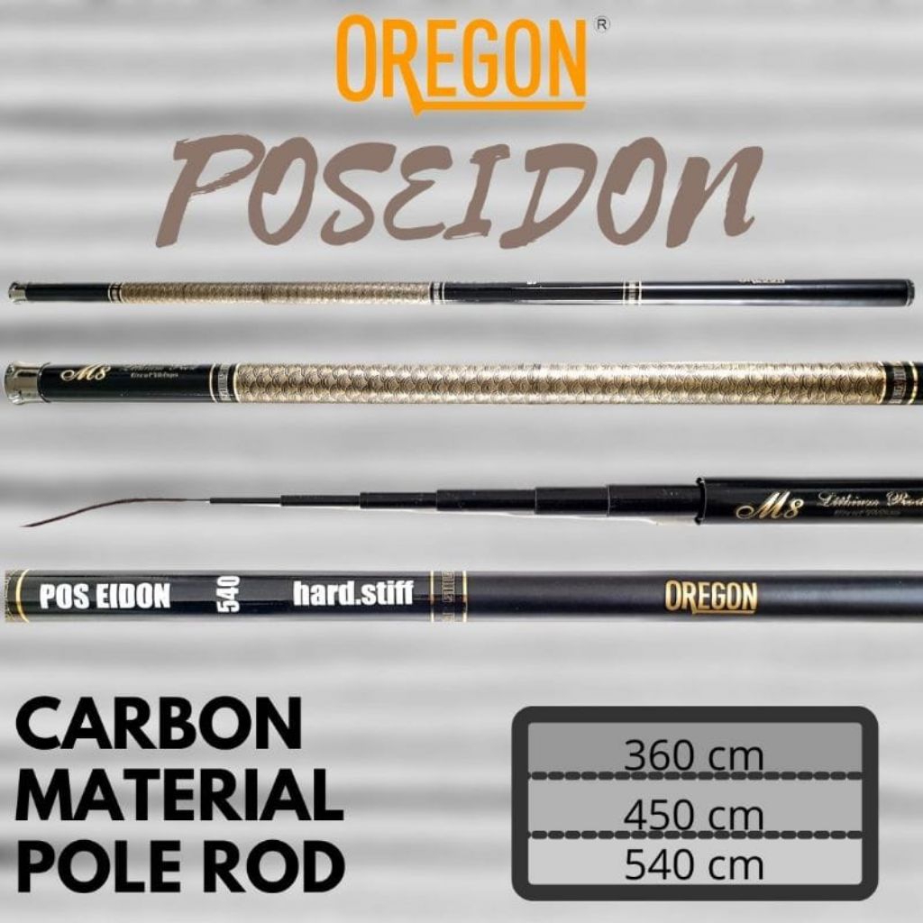 Joran Tegek Carbon Oregon Poseidon Mentah