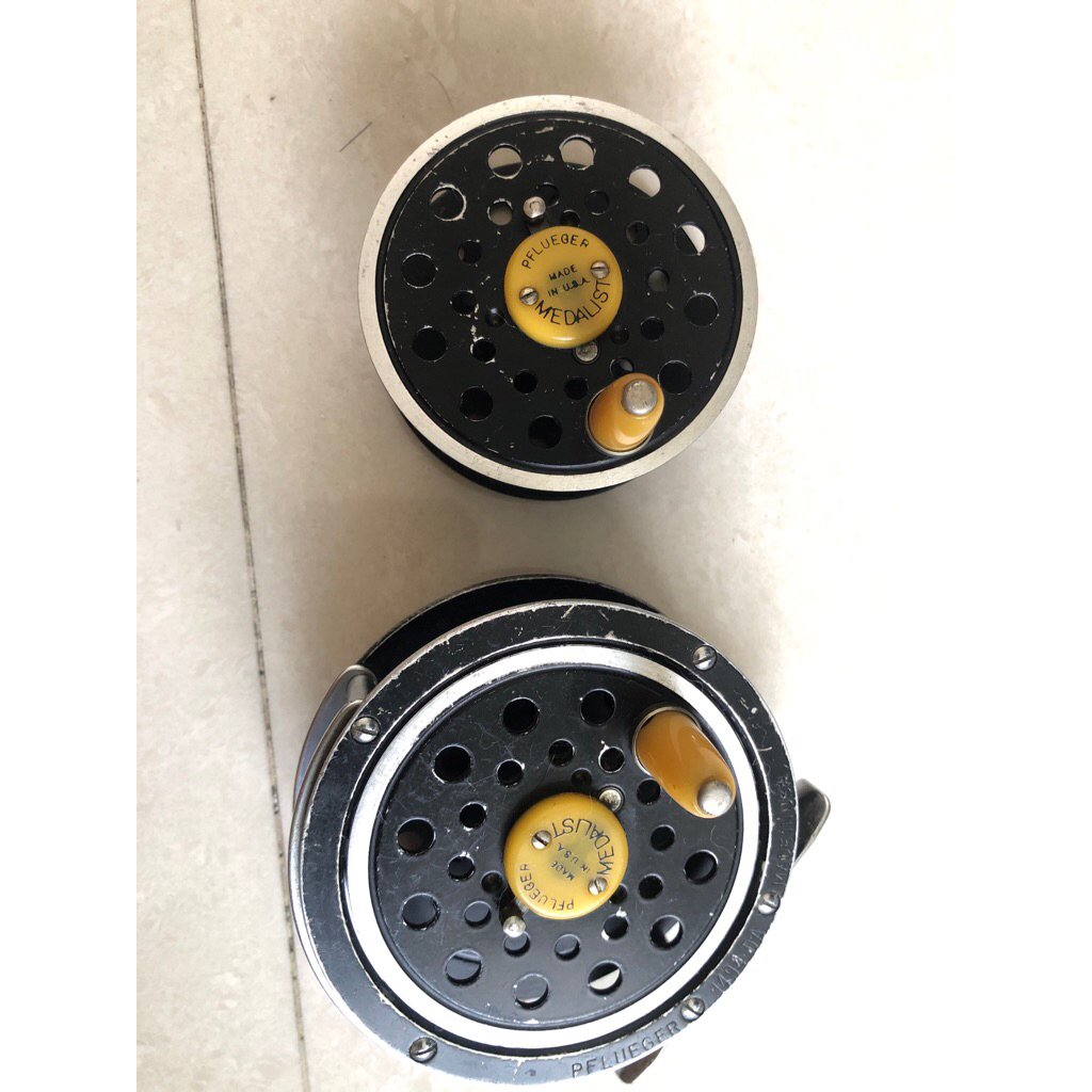 reel fly fishing pflueger medalis made in USA bekas