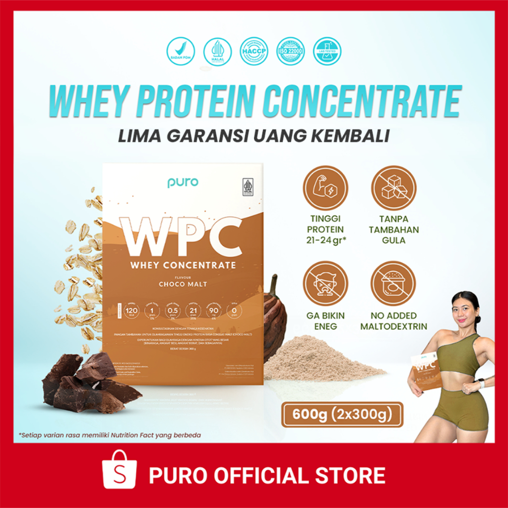 PURO WPC WPRO Whey Protein Concentrate 600gr