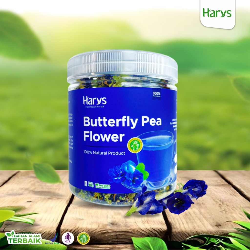 

Premium Bunga Telang Kering Organik Grade A Harvs