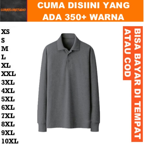 OT FASHION TC87 COLLECTION THE CLOVER 87 GRAYWOLF ANVI Kaos kerah polos krah polo shirt kerah lakos 