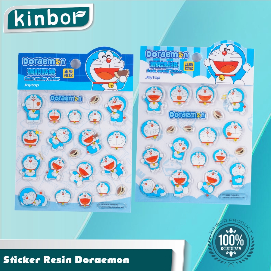 

Sticker Cartoon Doraemon Karakter Anime Kawaii Waterproof / Stiker Epoxy Doraemon PVC / Perlengkapan Kerajinan Stiker Lucu