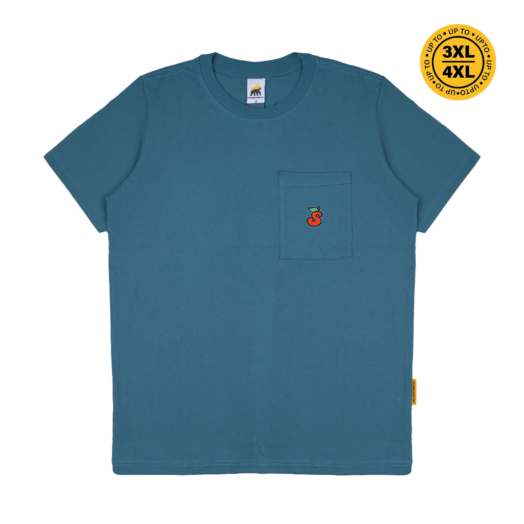 House of Smith Kaos Pria Lengan Pendek - Tomatoes Pocket Tshirt Moon Blue - T Shirt