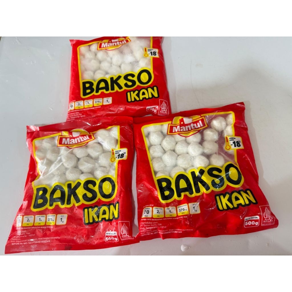 

BAKSO IKAN MANTUL.