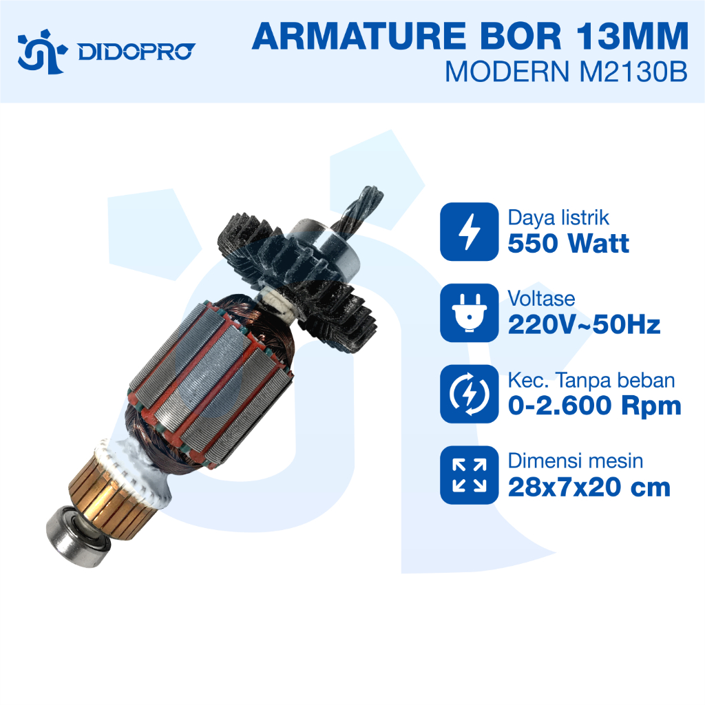 Armature / Angker Mesin Bor Modern M-2130 / M2130 / M 2130