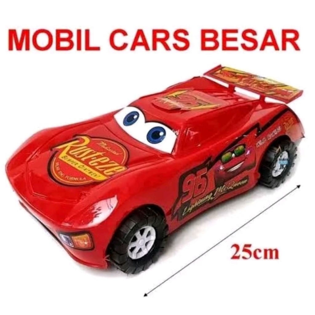 Mainan Mobil Balap Cars Besar LT 53 / mainan mobil Sport Lightning McQueen / mainan mobil Kartun car