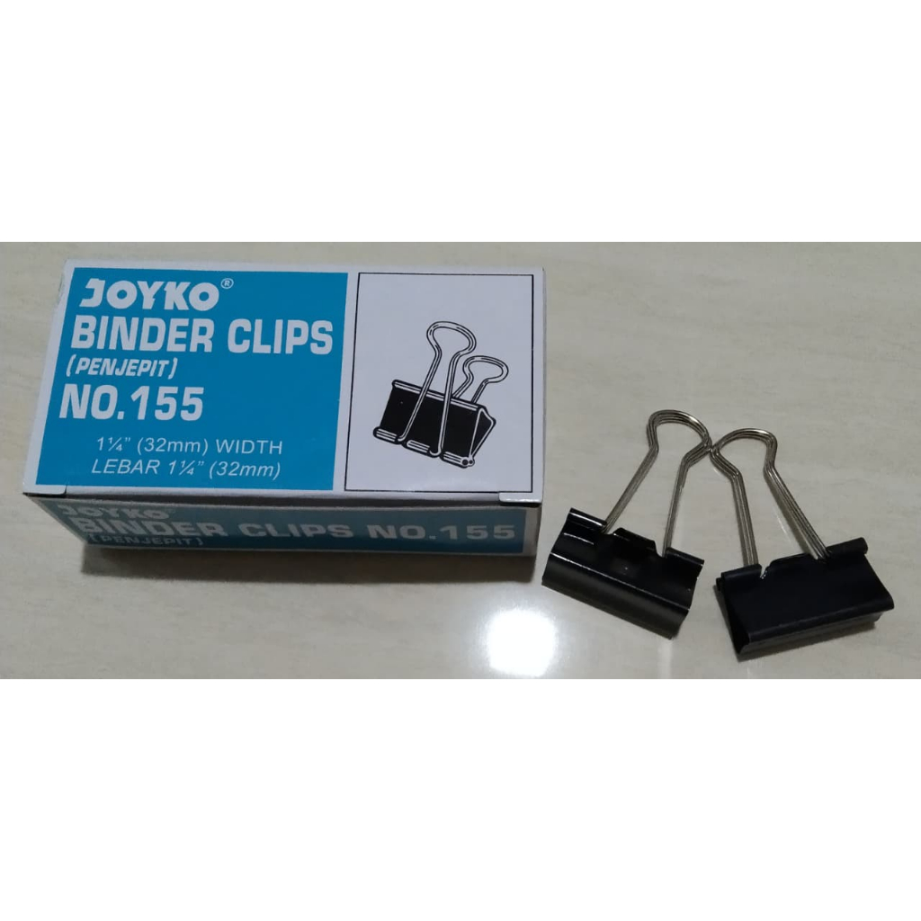 

Binder Clip 155/ Penjepit Kertas 155 Jual Perpcs/Satuan