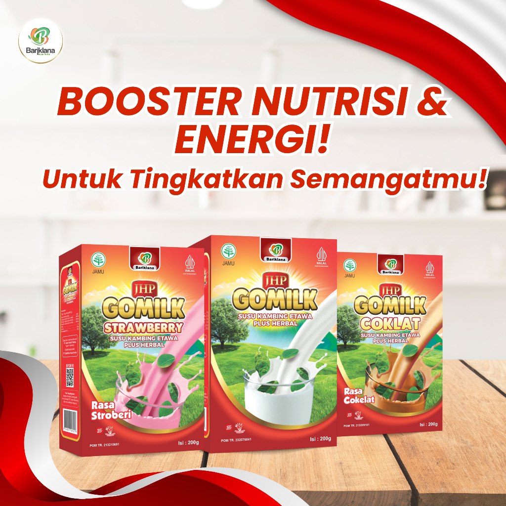 

Susu Kambing Etawa Plus Daun Kelor Dan Buah Mengkudu - Gomilk Susu Kambing Etawa 200gr