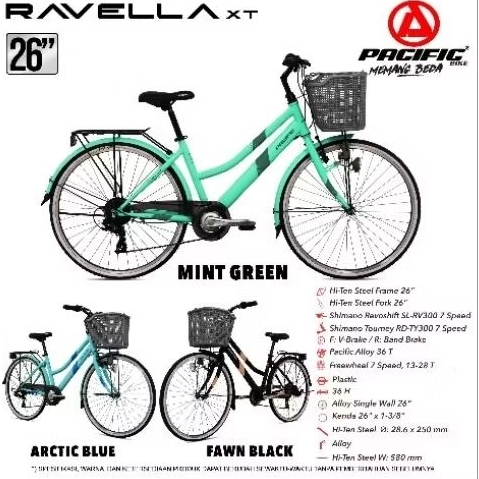 sepeda mini city bike CTB Pacific Ravella XT Lite Ultra 26 Alloy