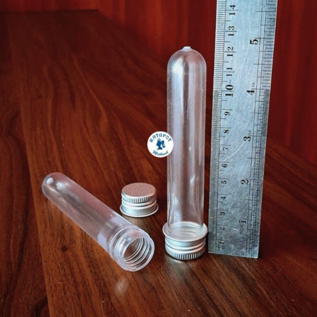 Botol Tabung Reaksi Botol  12cm Tester Labolatorium Botol Souvenir Plastik Minuman Es Sovenir Tempat