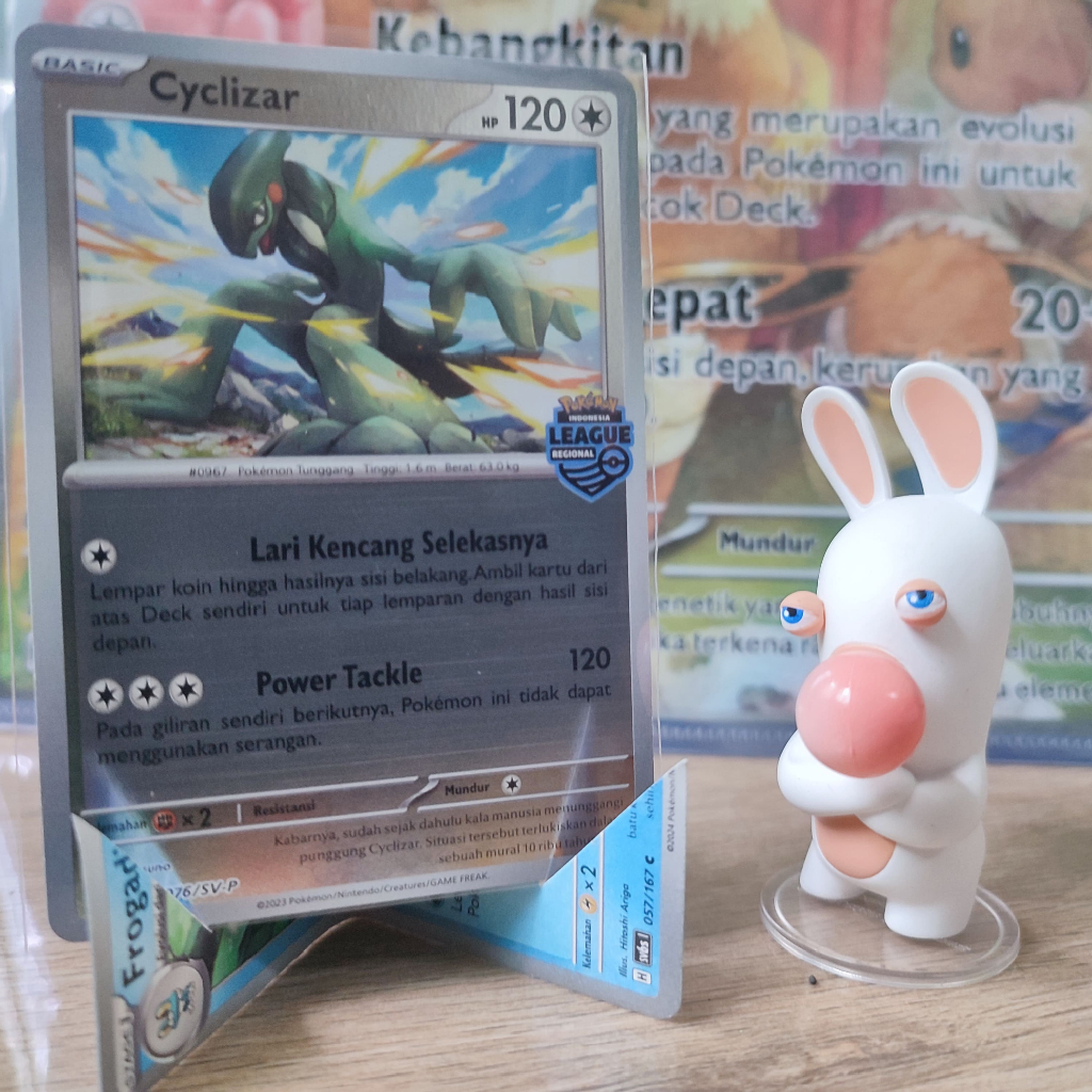 PROMO LEAGUE REGIONAL Indonesia CYCLIZAR  PROMO 076/SV-P  Pokemon TCG Card Bahasa Indonesia