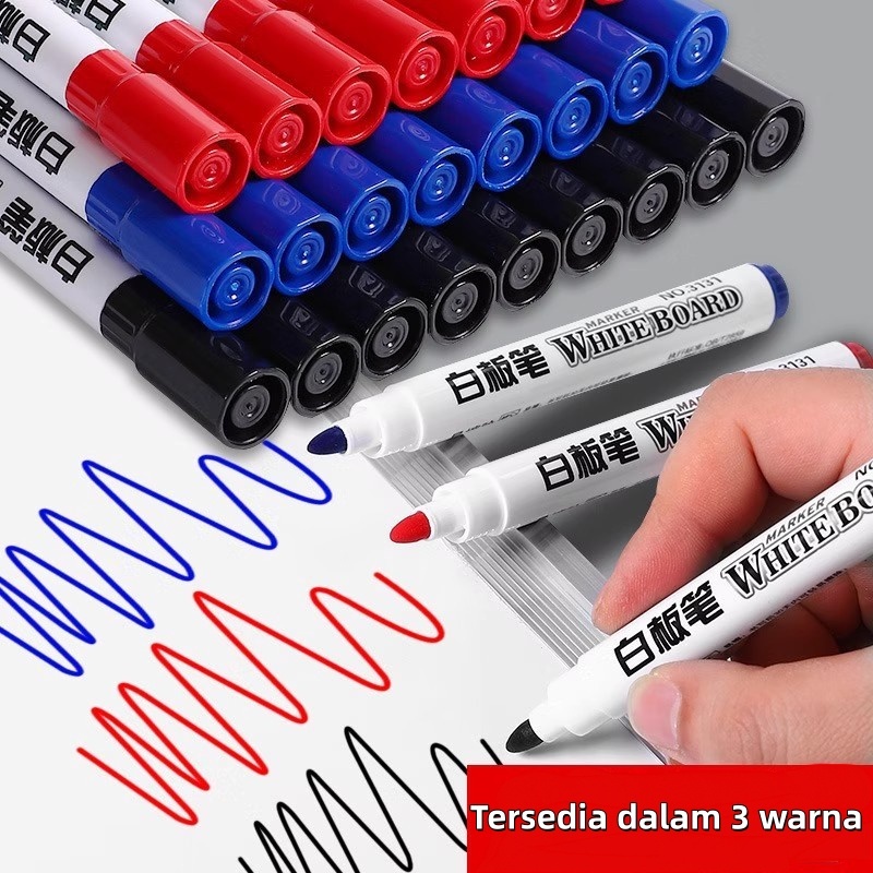 

(1pc) Spidol Whiteboard / Spidol Papan Tulis Dapat Dihapus | Pena Berbahan Dasar Air Perlengkapan Kantor & Sekolah