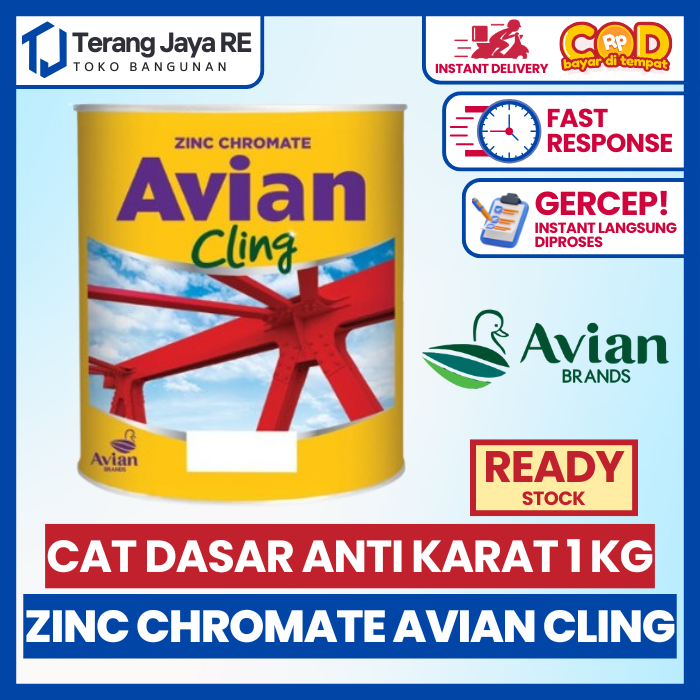 AVIAN CLING ZINC CHROMATE - CAT DASAR BESI 1KG