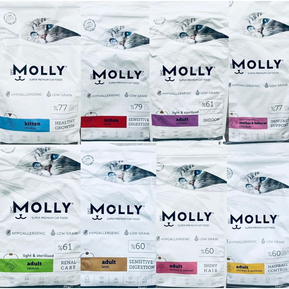 Cat food molly makanan kucing kering catfood kibble cat food kitten food adult cat food