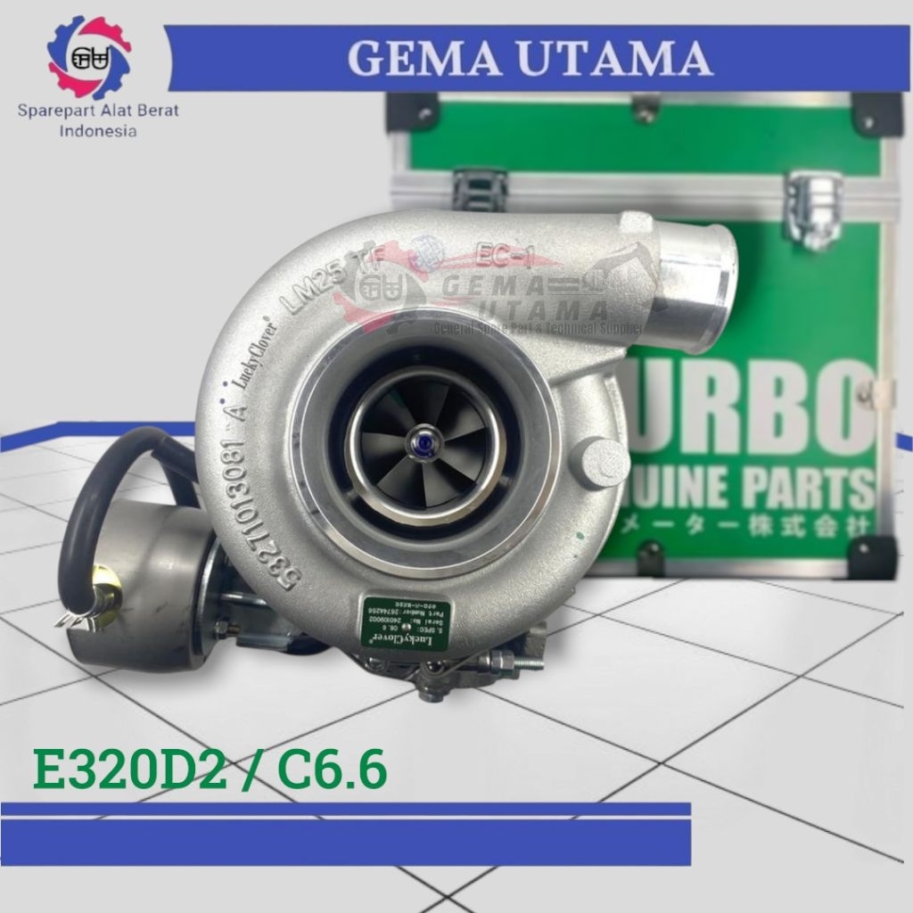 LUCKYCLOVER - Turbo E320D2, 320D2, 330D2, D5R, C6.6 / 2674A256, 315-9810 Turbo Charger Caterpillar 3