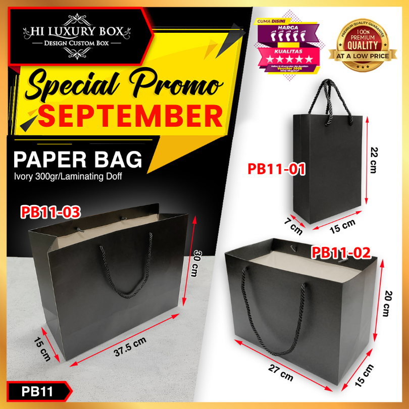 

Paper Bag Hadiah Jumbo - Premium Gift Bag - Tas Kado Jinjing - PB11
