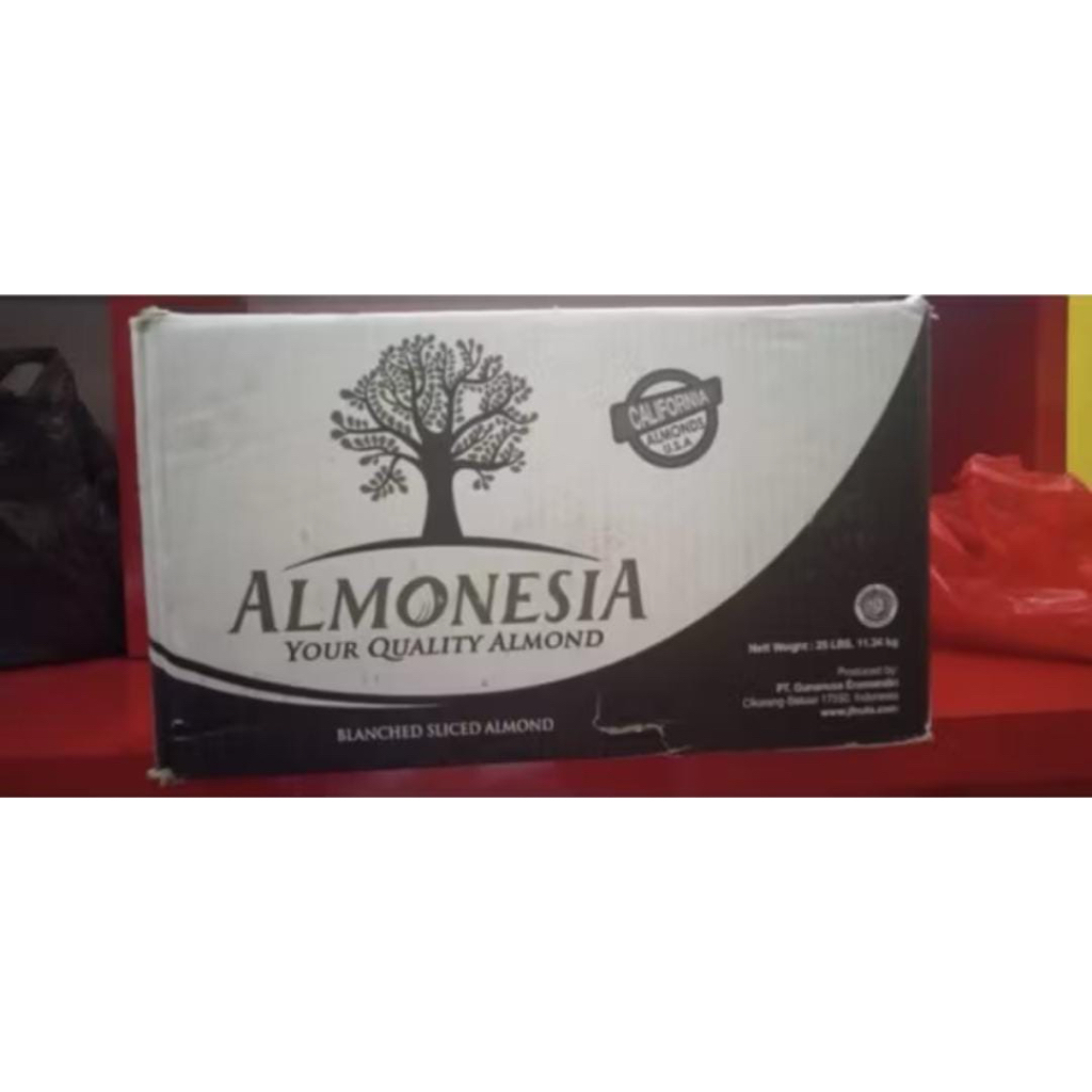 

almond slice kemasan repack per 100gr