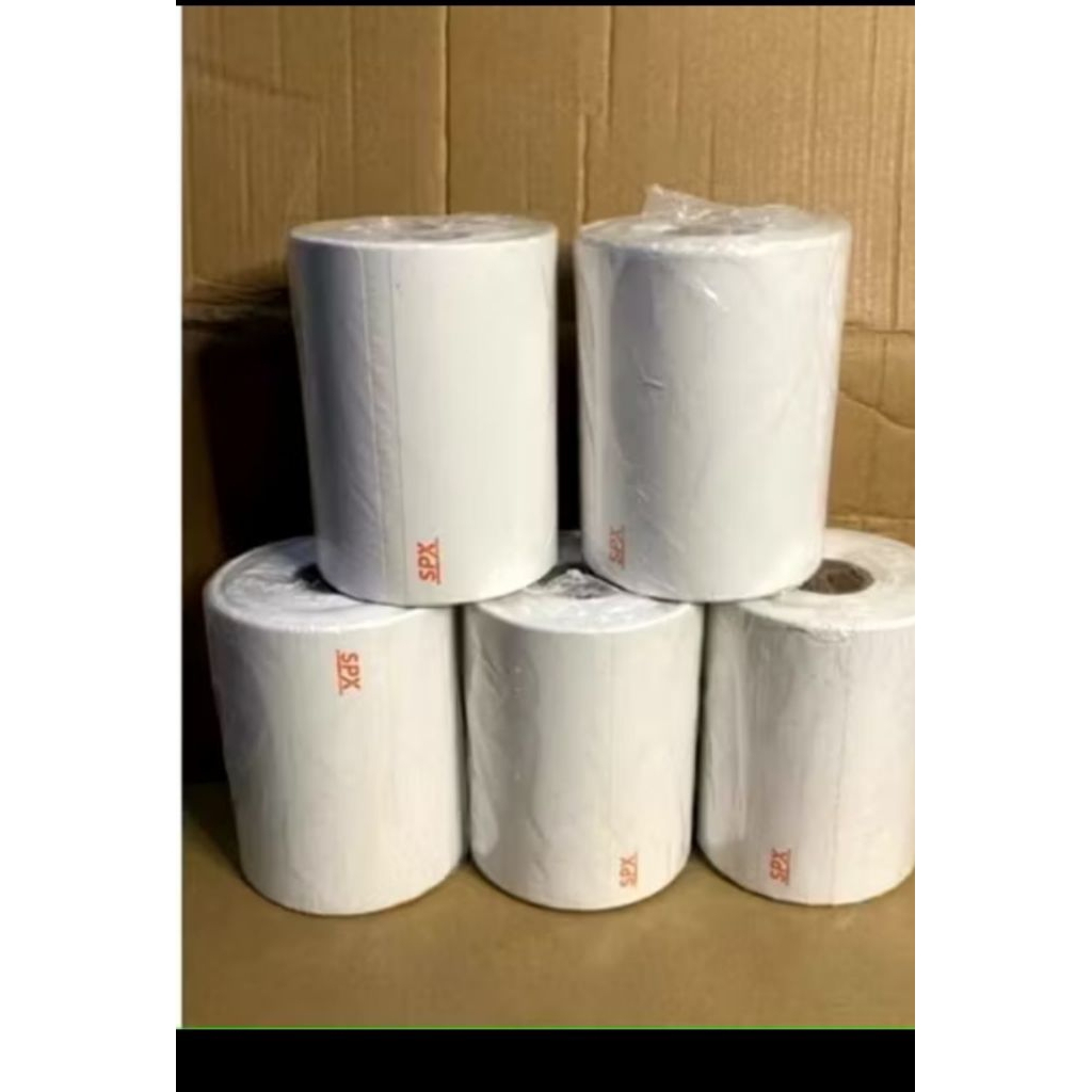 

KERTAS LABEL THERMAL 100 X 120 MM 250LEMBAR LOGO SPX SHOPEE PRINTER