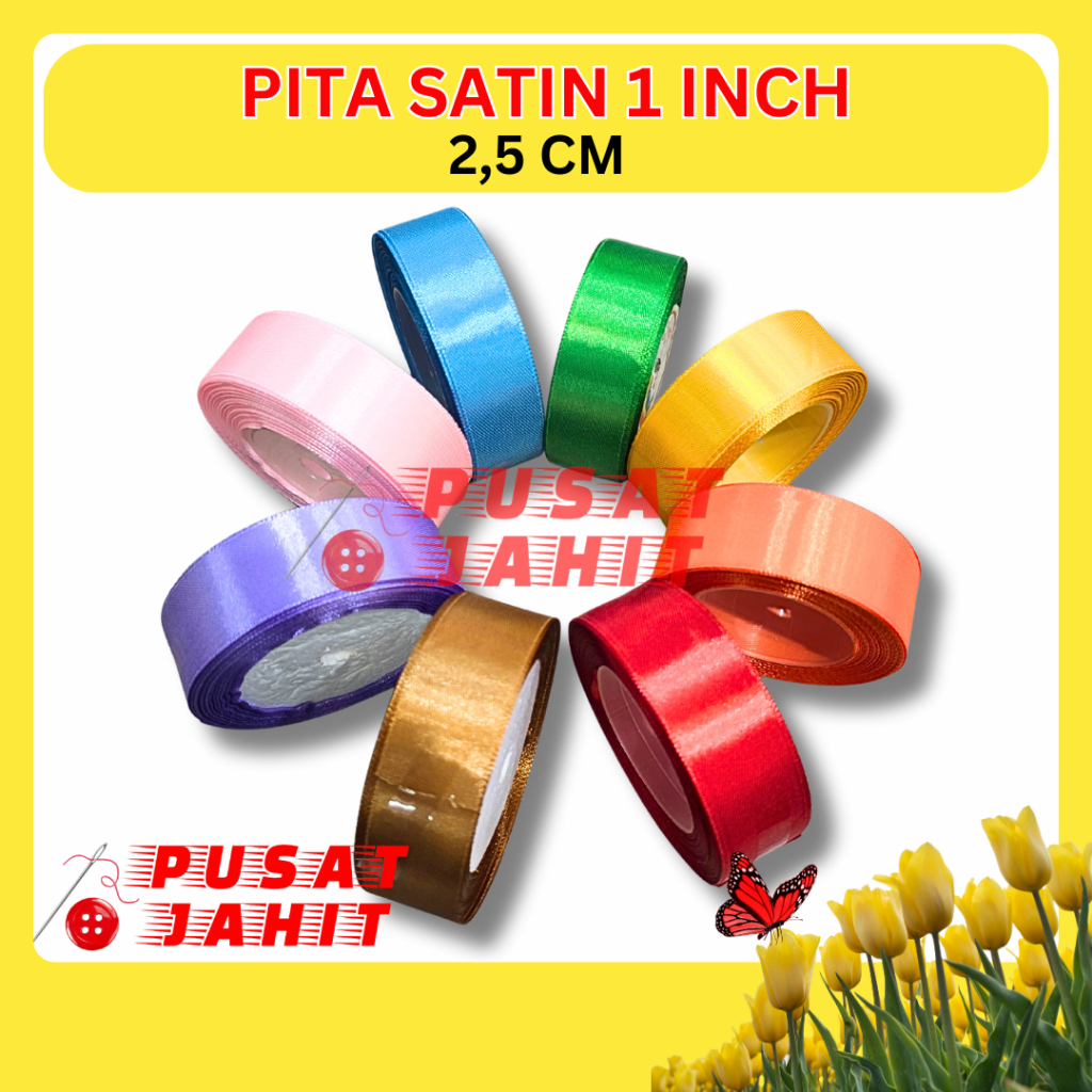 

Pita Satin 1 inch / 2,5 cm