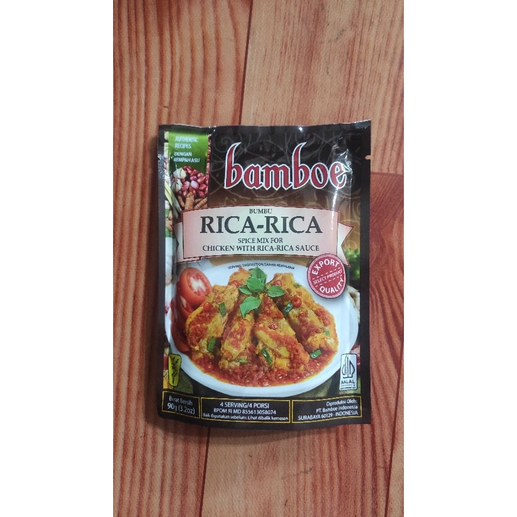 

bamboe bumbu (rica-rica) /chiken with rica rica halal