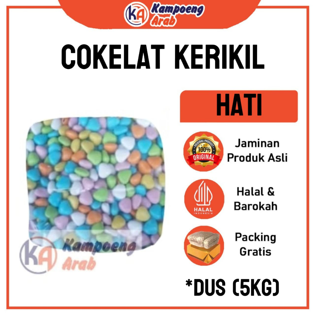 

Cokelat Kerikil Hati Kemasan DUS 5KG Khas Turki Cocok Untuk Oleh-Oleh Haji & Umroh Moodbooster