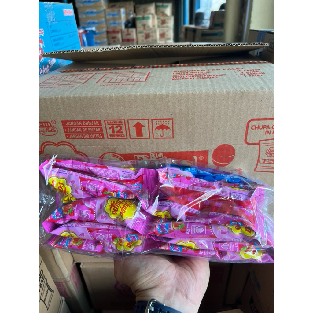 

permen lollypop chupa chup cup renceng hanger 12g 24pcs