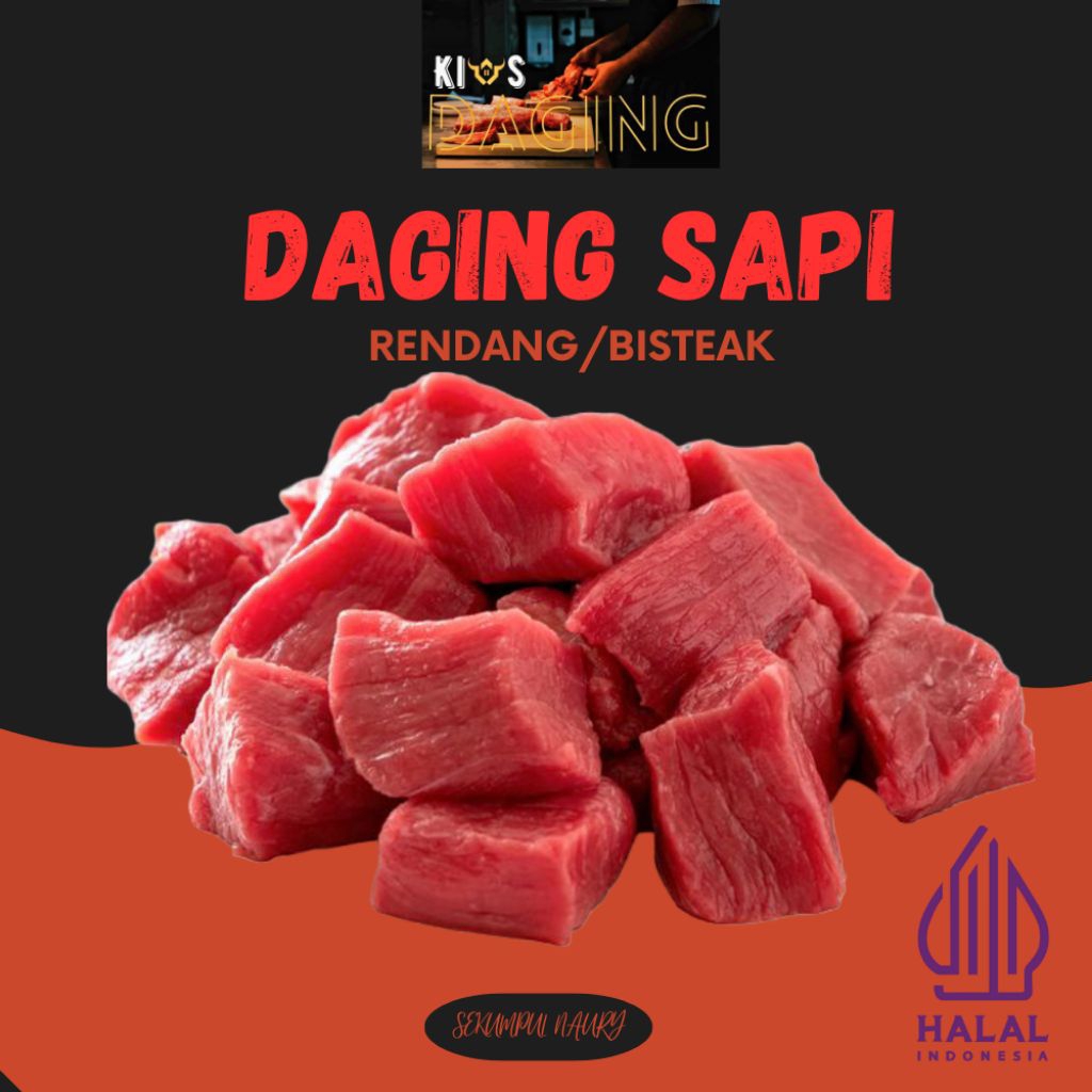 

DAGING SAPI RENDANG BISTEAK SEMUR EMPAL MURAH 500g
