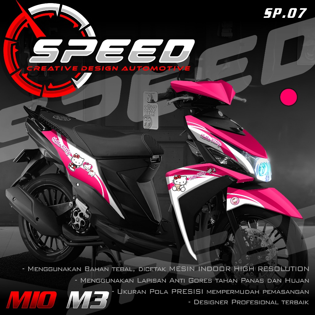 (PROMO COD) TERBARU Decal Sticker Yamaha Mio M3 125 Full body - Stiker Skotlet Variasi Modifikasi Mo