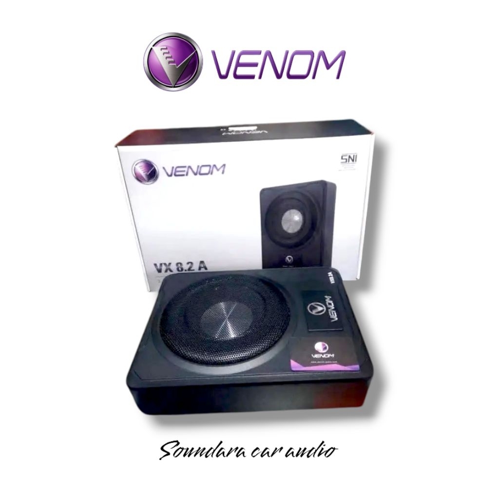 subwoofer kolong 8 inch venom VX8.2A audio mobil