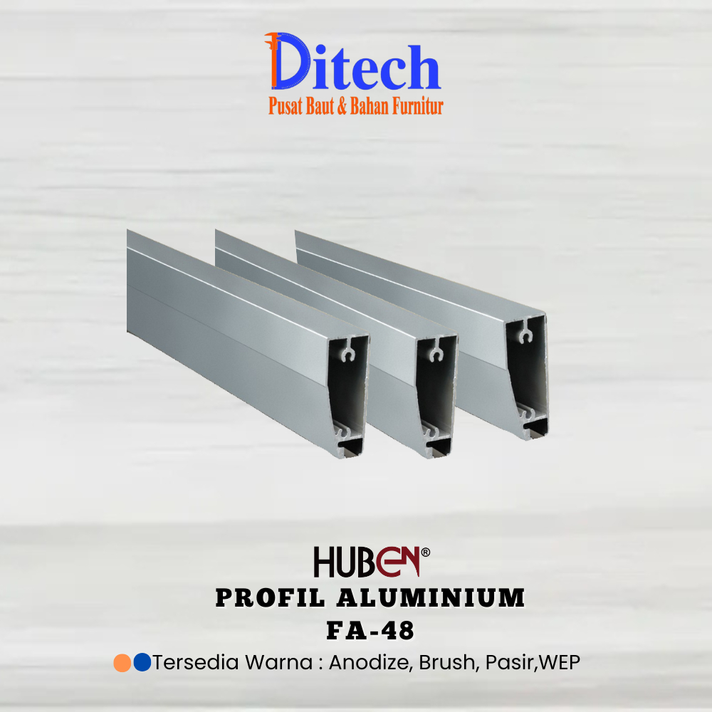 ☑️Profil Aluminium FA-48/ Profil Handle Aluminium
