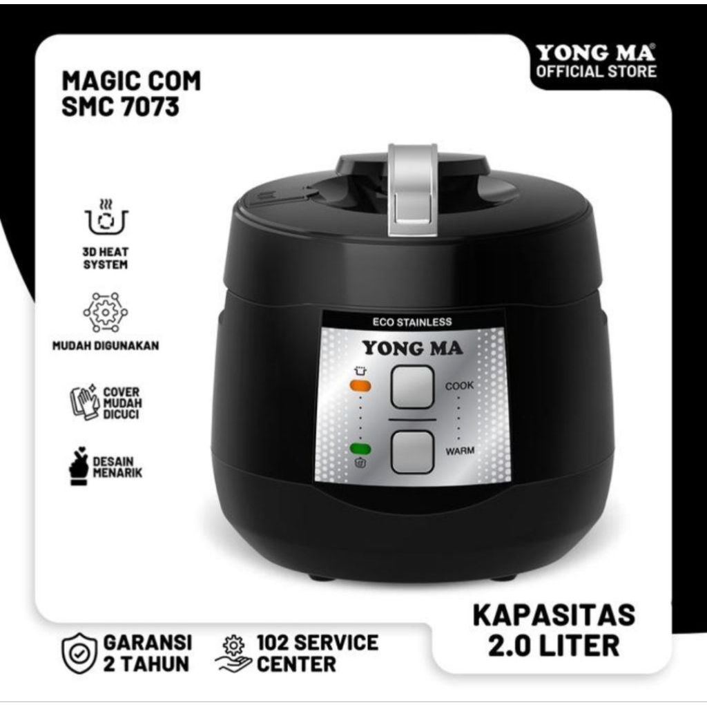 RICE COOCKER YONGMA SMC7073 RICE COOKER YONGMA MANUAL SMC7073 MAGICOM YONGMA 2 LITER SCM7073 MAGICOM