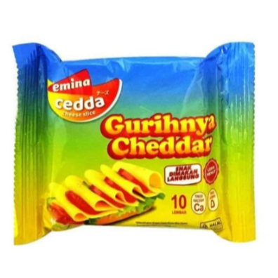 

Emina Cheese Slice Ceddar Isi 10 Lembar