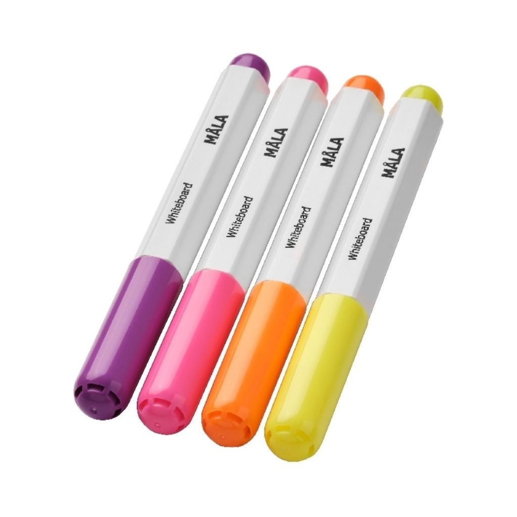 

Ikea Mala Spidol Papan Tulis Warna Campuran (4pcs)
