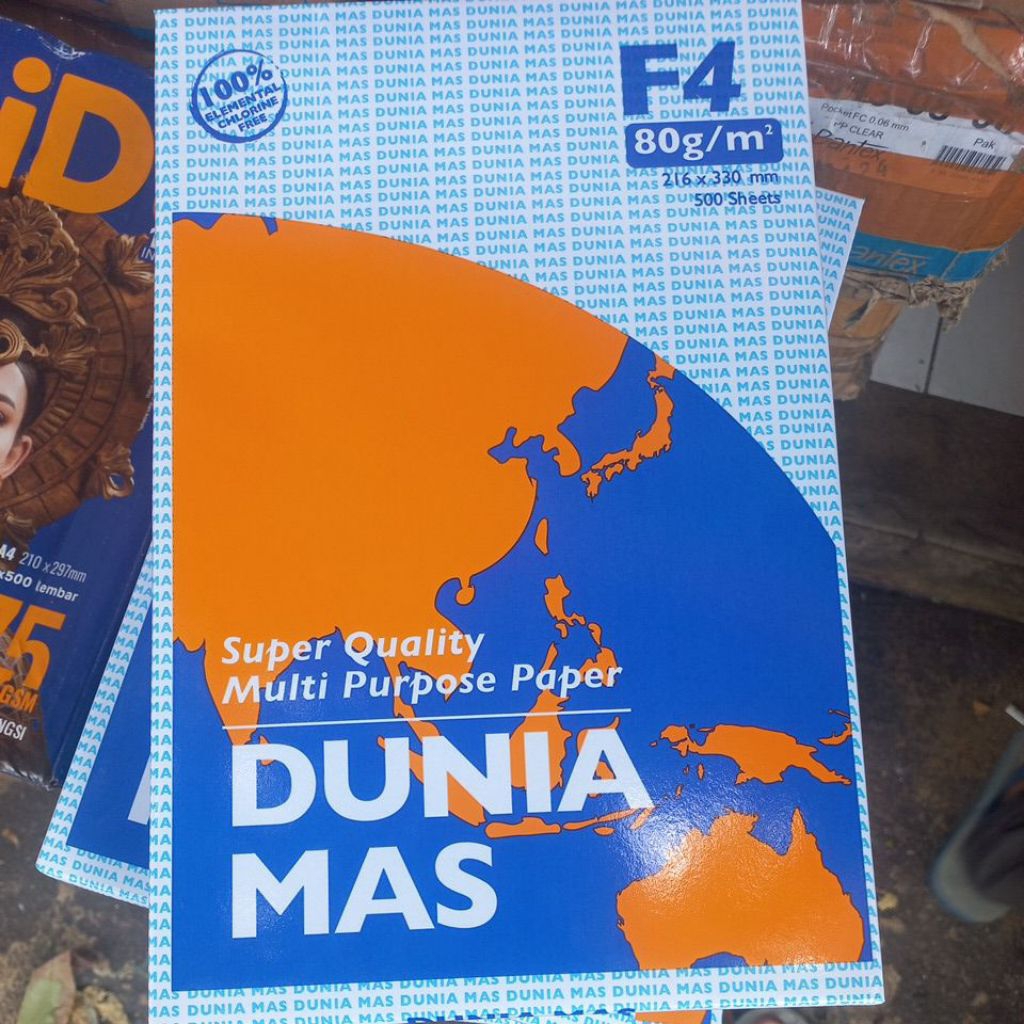 

Kertas HVS F4 80 Gram Dunia Mas 500 Lembar Promo