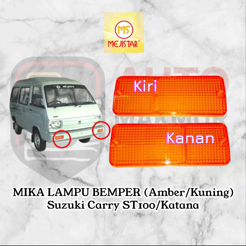 Mika Lampu Bemper Bumper Suzuki Carry ST100 ST 100 Carry Bagong Jimny Katana Amber Kuning Yellow