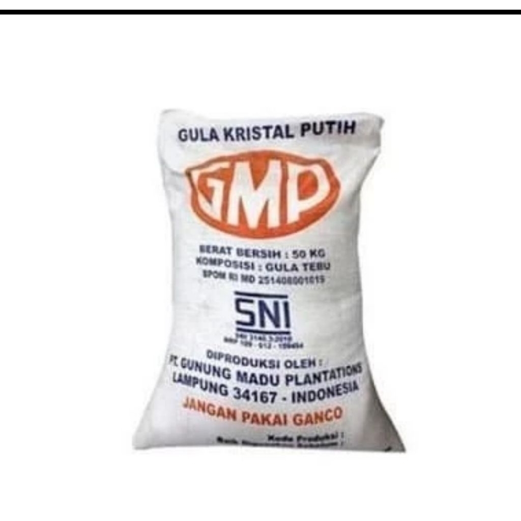 

GULA PASIR GMP 50 KG (tolong orderan gojek grab 1 pc ya)