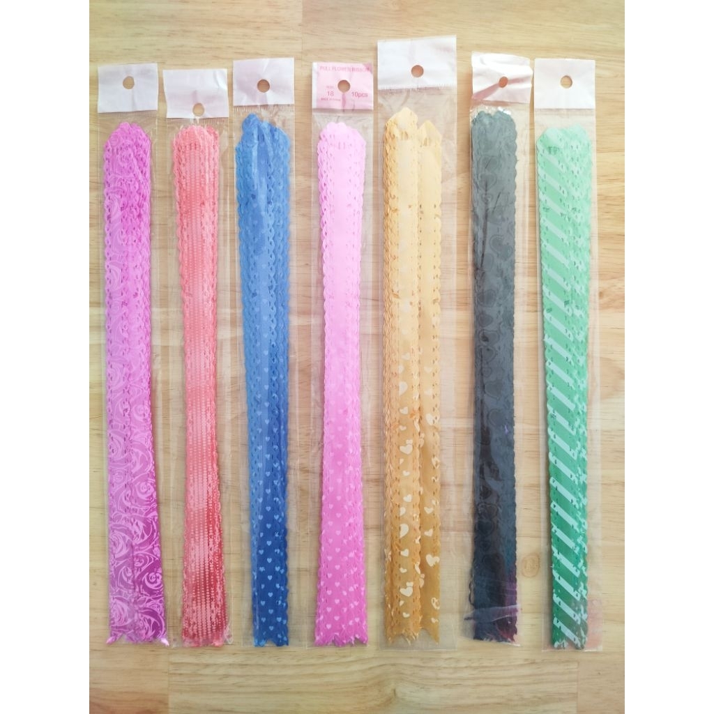 

Pita tarik serut warna warni/pita kado hiasan