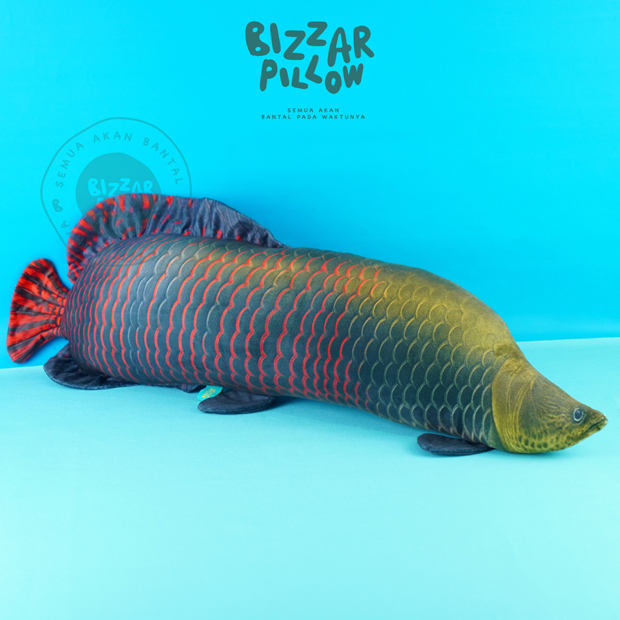Bizzarpillow Bantal Ikan Arapaima size XL BZ498