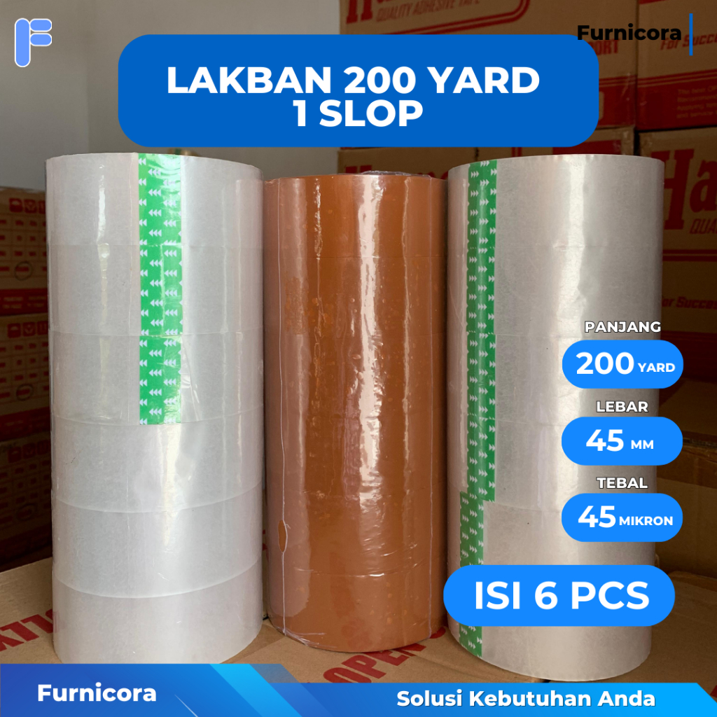 

Isi 6 Pcs Lakban Bening 200 Yard Lakban Berkualitas Lakban Serbaguna Harga Lebih Murah Paling Dicari 1 SLOP Harga Grosir