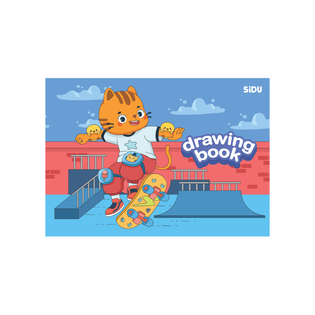 

[80GR] BUKU GAMBAR SIDU 20 x 30 cm/ BUKU UNTUK MENGGAMBAR ANAK / BUKU GAMBAR A4 SIDU