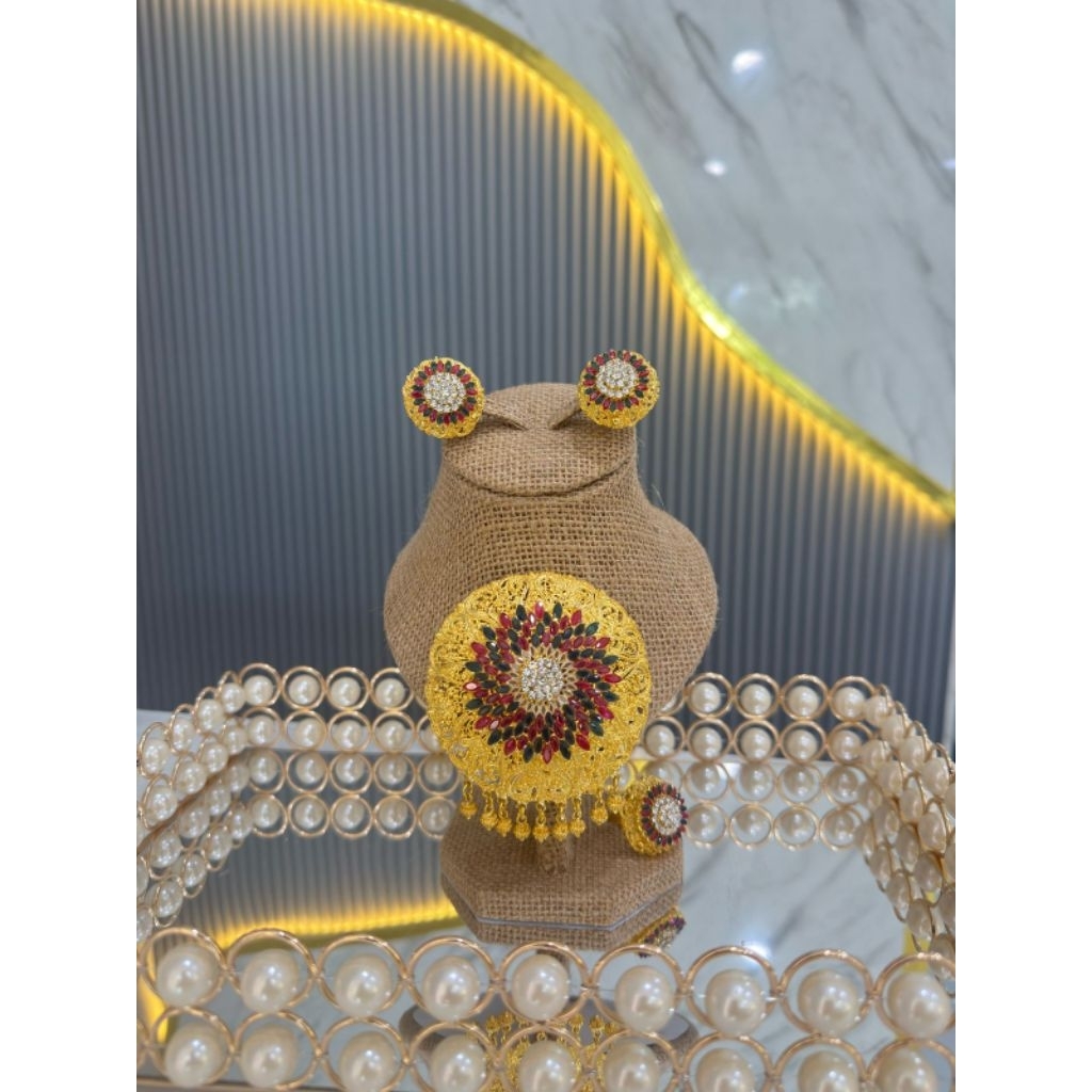 Set Bros Borobudur Gold Mix  Tricy x Blue